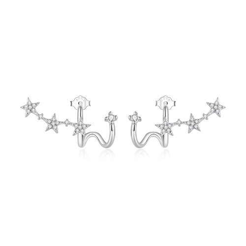 Pendientes de Estrella con estilo Pandora - BSE700