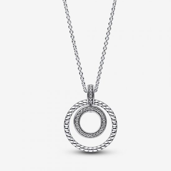 Colgante y collar con pavé y cuentas de la firma Pandora - 392308C01 - Haga click en la imagen para cerrar