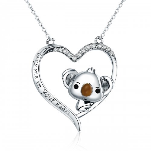 Collar de hada encantador de estilo Pandora en plata - SCN256