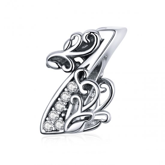 Amuleto de plata estilo Pandora con el número 1 - SCC1418-1 - Haga click en la imagen para cerrar