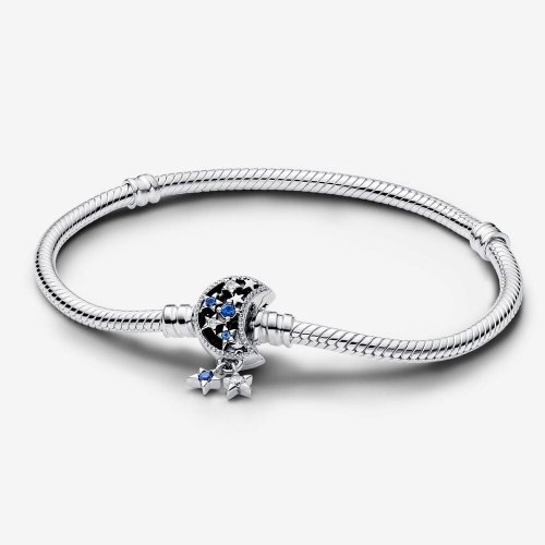Pulsera Cadena Pandora de Serpiente con Cierre Luna Brillante - 592819C01