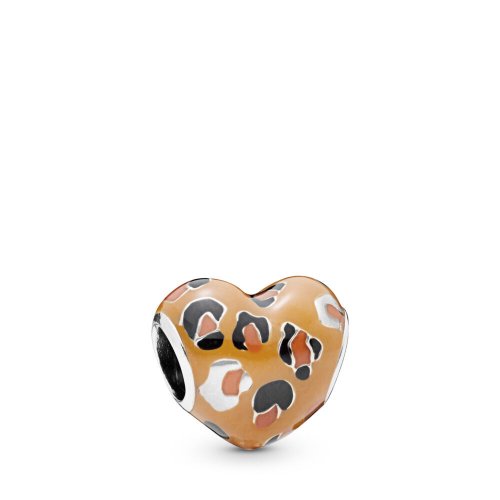 Charm PANDORA en plata de ley Corazón Salvaje - 798065ENMX