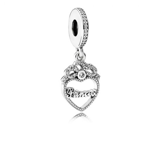 Charm colgante Princesa Corona Corazón PANDORA - Haga click en la imagen para cerrar