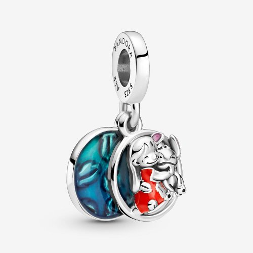 PANDORA Disney Lilo y Stitch Familia Colgante Charm - 799383C01