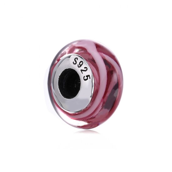 Charm en plata de ley Rosa fascinante PANDORA - Haga click en la imagen para cerrar