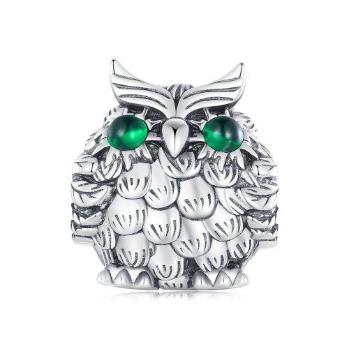 Charm de Graduación de Búho al Estilo Pandora - SCC2542