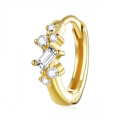 Estilo Pandora Simple - Aros Estrellados - SCE1189