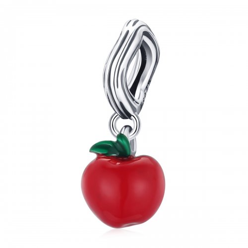 Colgante de Manzana Roja al Estilo Pandora - SCC1913