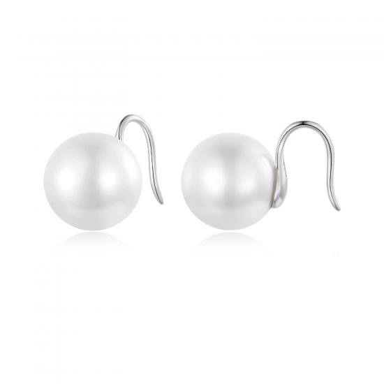 Pendientes de perlas estilo Pandora - BSE857 - Haga click en la imagen para cerrar