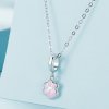 Estilo Pandora Mini Colgante Garra de Gato Blanco - SCC2476-A