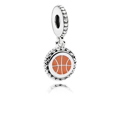 Charm colgante en plata de ley Baloncesto PANDORA