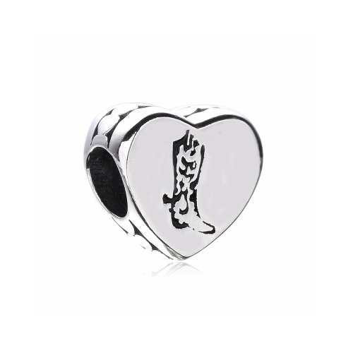 Charm en plata de ley Bota Corazón PANDORA