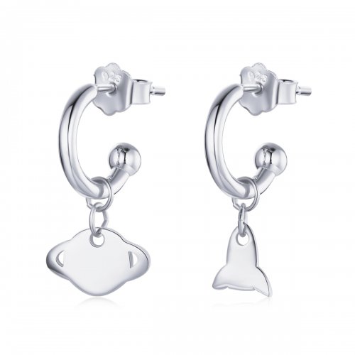 Pendientes colgantes de estilo Pandora con sabor - SCE1188-A