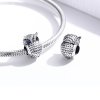 Charm de Búho Brillante de Estilo Pandora en Plata - SCC1607