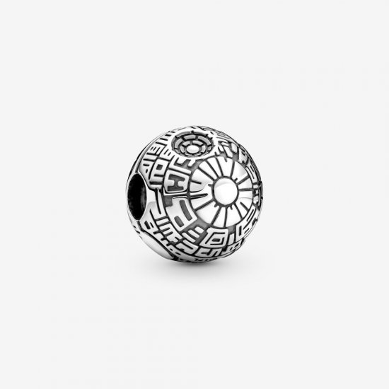 PANDORA Star Wars Estrella de la Muerte Clip Charm - 799513C00 - Haga click en la imagen para cerrar