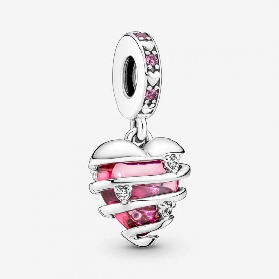 Charm colgante en espiral con forma de corazón Reveal Your Love de Pandora - 791131C01 - Haga click en la imagen para cerrar