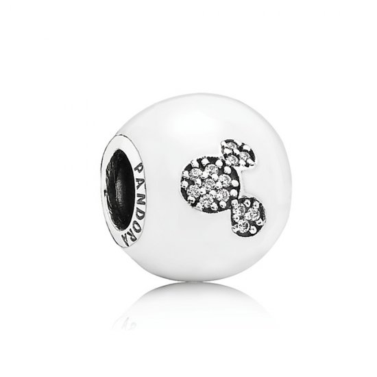 Charm Disney Mickey Mouse "Amo a Mickey" PANDORA - Haga click en la imagen para cerrar