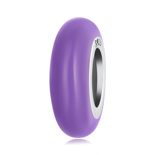 Charm del estilo Pandora en color morado - SCC1450-VT