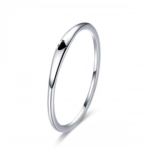 Anillo de Amor Simple de Plata Estilo Pandora - SCR468