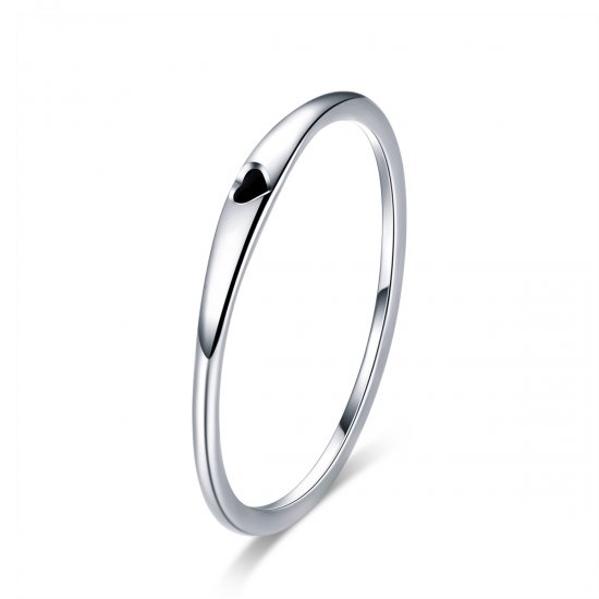Anillo de Amor Simple de Plata Estilo Pandora - SCR468 - Haga click en la imagen para cerrar
