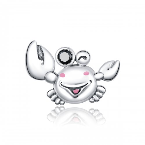 Charm de cangrejo pequeño estilo Pandora - SCC1655