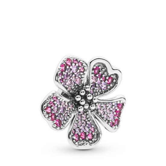 Charm PANDORA Flor de flor de durazno grande 798073NCCMX - Haga click en la imagen para cerrar