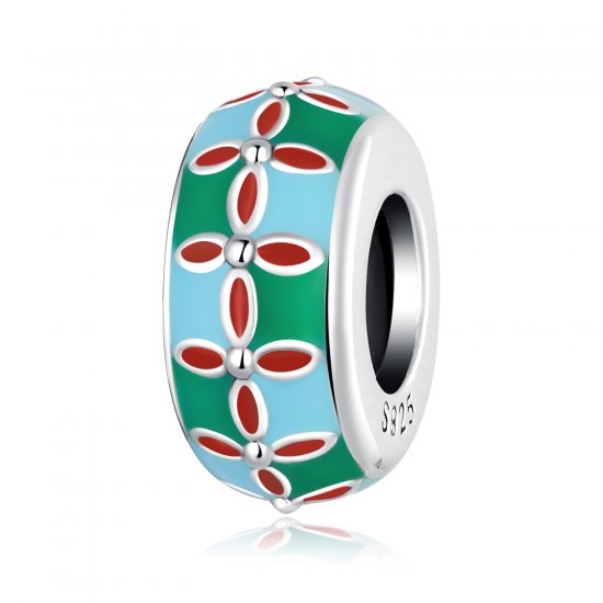 Charm estilo Pandora con diseño retro calado - SCC2128 - Haga click en la imagen para cerrar