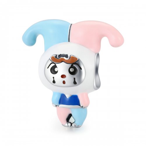 Charm de muñeca payaso estilo Pandora - SCC1942 Charm de muñeca payaso estilo Pandora - SCC1942