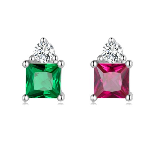 Pendientes de botón estilo Pandora con dulces coloridos para fiesta de princesas - SCE1465