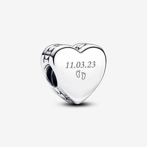 Charm Pandora Corazón Grabable - 792015