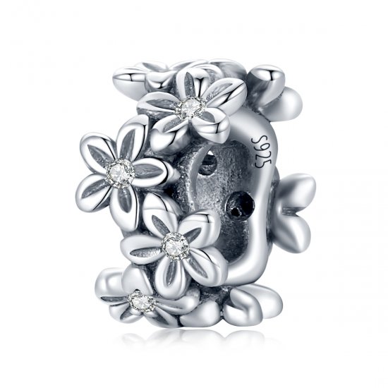Charm estilo Pandora con flores retro - SCC1938 - Haga click en la imagen para cerrar