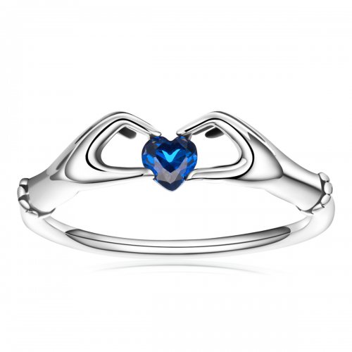 Anillo estilo Pandora de corazón de amor - SCR757
