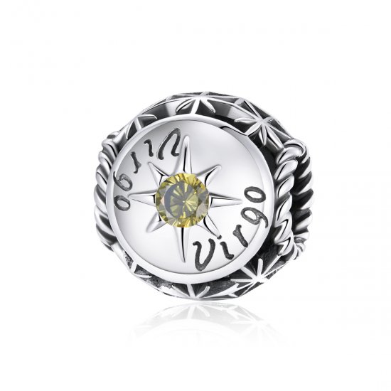 Charm Pandora estilo brillante Virgo - SCC1725-6 - Haga click en la imagen para cerrar