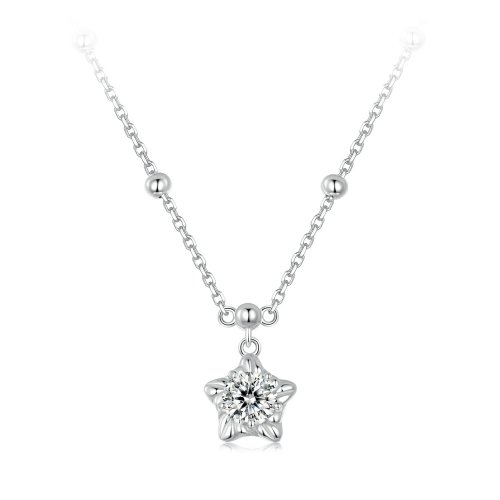Collar estilo PANDORA Starlight de 0,5 ct (con un certificado) - MSN036