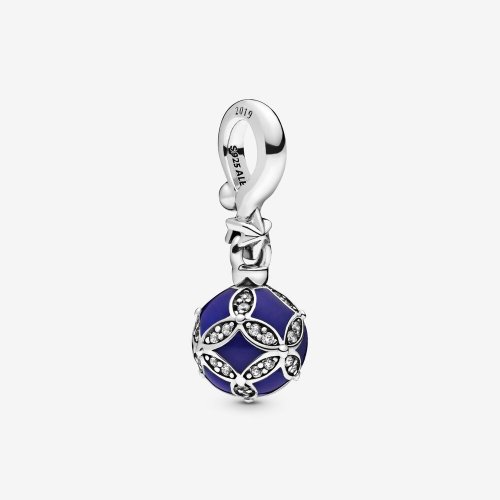 Encanto colgante PANDORA Azul Adorno de Navidad - 798512C01 Encanto colgante PANDORA Azul Adorno de Navidad - 798512C01