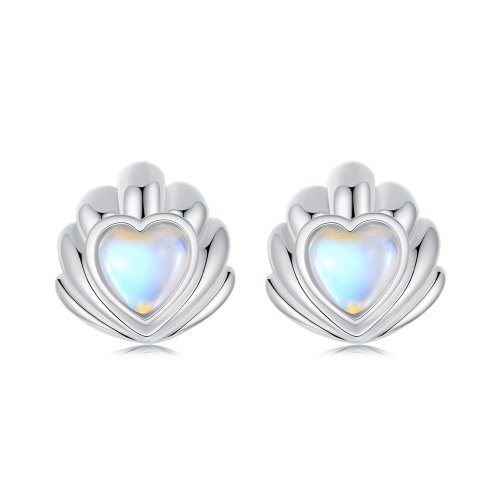 Pendientes de concha estilo PANDORA - SCE1763