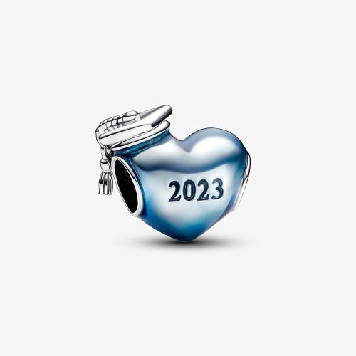 Charm Pandora Corazón Azul de Graduación 2023 - 792590C01