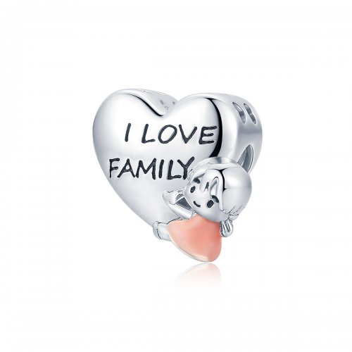 Charm estilo Pandora "Amo mi hogar" - BSC478