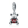 Colgante Osito Plata Estilo Pandora - SCC521