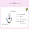 Pulsera estilo Pandora de plata con colgante de amor arcoíris - SCC1851