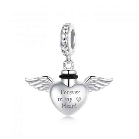 Colgante con urna para mascotas estilo PANDORA - BSC1036 - Haga click en la imagen para cerrar
