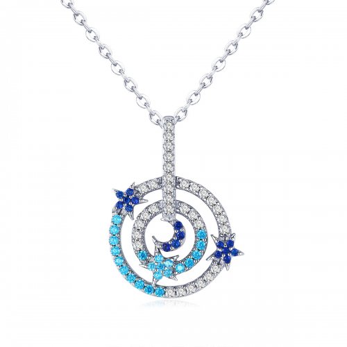 Collar estilo Pandora con caída de meteoros - BSN041