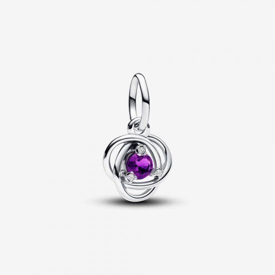 Charm Colgante Pandora Círculo Eternity Morado - 793125C02 - Haga click en la imagen para cerrar