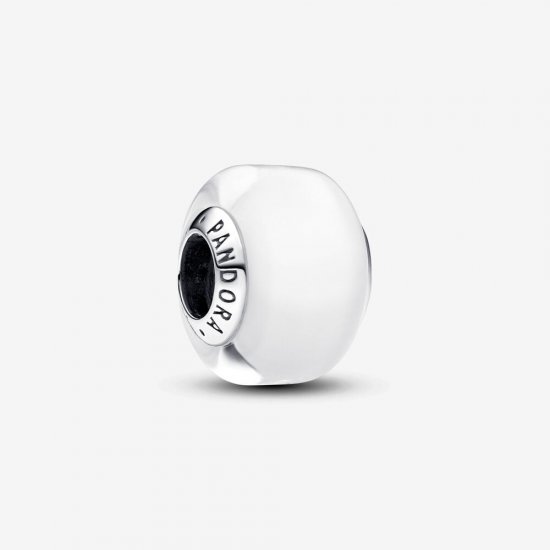 Charm Pandora Mini Cristal de Murano Blanco - 793118C00 - Haga click en la imagen para cerrar