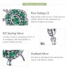Estilo Pandora Colgante de Tortuga de Plata - SCC1017