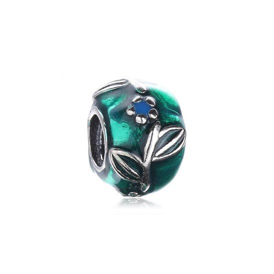 Charm en plata de ley Hoja PANDORA - Haga click en la imagen para cerrar