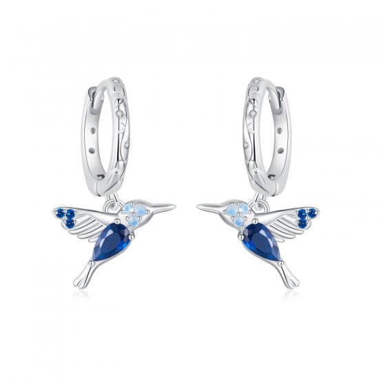 Pendientes de colibrí estilo PANDORA - BSE985 - Haga click en la imagen para cerrar