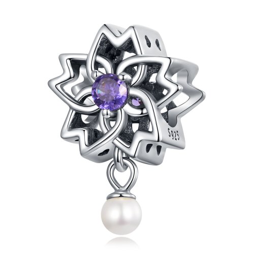 Charm Streamer de perlas estilo Pandora - BSC637