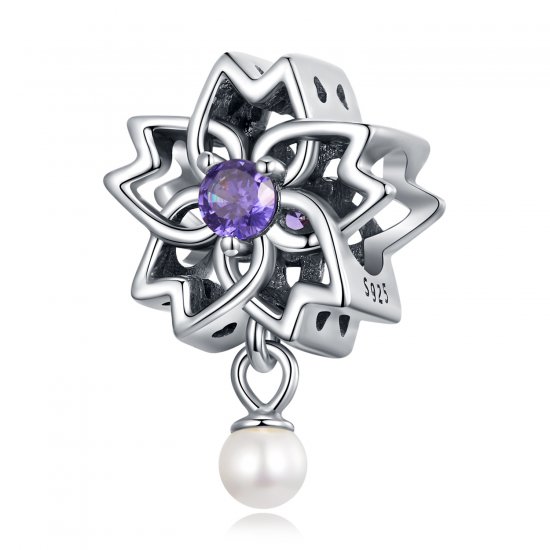 Charm Streamer de perlas estilo Pandora - BSC637 - Haga click en la imagen para cerrar