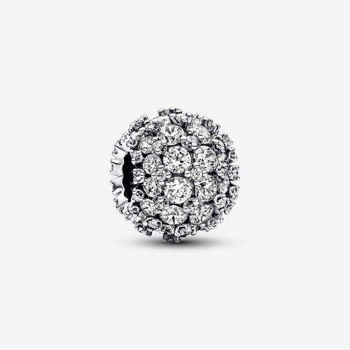 Charm redondo de Pandora con brillantes pavé - 792630C01